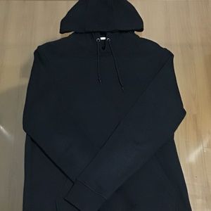 Zine men's hoodie pullover black size small .